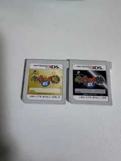 ニンテンドー3DSゲームソフト まとめ売り 妖怪ウォッチ2 元祖本家 2本セット