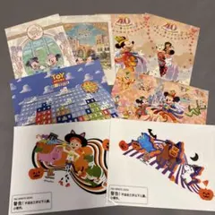 ディズニー　上海　海外　ポストカード　ステッカー