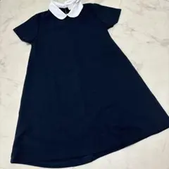 本日限定値下げ　ZARAKIDS 新品 襟付きネイビーワンピース