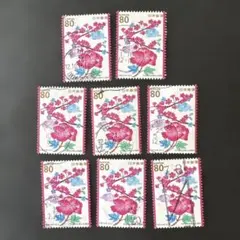 中国切手 梅花 6種セット 1985年発行 - メルカリ