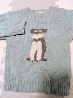 161*サマンサモスモスラーゴム　シュナウザー　ニット　セーター