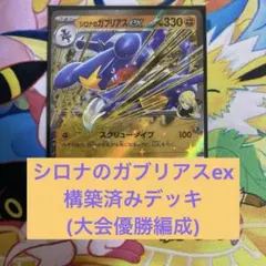 ポケモンカード　シロナのガブリアスex　構築済みデッキ
