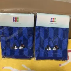JCB ミッキーマウス ハンドタオル 2枚セット【非売品】