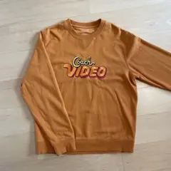 COACH VIDEO 刺繍トレーナー オレンジのサムネイル