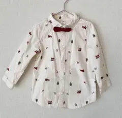 H&M クリスマス　長袖シャツ 90