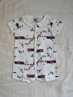 Petit Bateau コットンロンパース 3m（60cm）