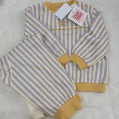 新品未使用タグ付ThisandThatパジャマ80cmラベンダー／バースデイ