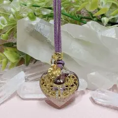 癒しのオルゴナイト❤️ペリドット＋アクアマリンのドーナツ型