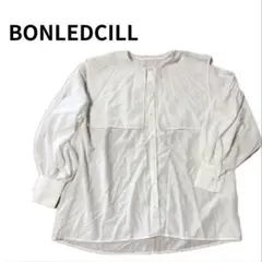 bonlecill ブラウス　白　タイピング　セーラー　ボリュームスリーブのサムネイル