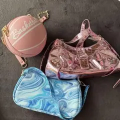 SHEIN レディースバッグ ショルダーバッグ ハンドバッグ 3点セット