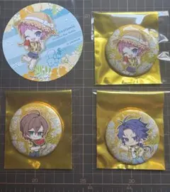 ヒプマイ　スイパラ　海の家　江ノ島 缶バッジ　Fling Posse