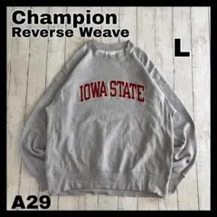 Champion リバースウィーブ スウェット IOWA STATE グレー Lのサムネイル