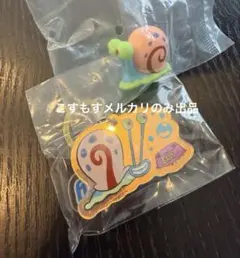 スポンジボブ　オーロラマーカーチャーム　ならぶんです　ゲイリー