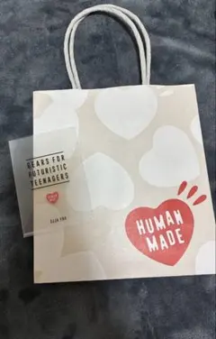HUMANMADE ショップ袋 ハート柄 ミニファイル付紙袋 ヒューマンメイドのサムネイル