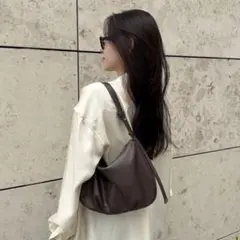 【macoto×EFOLE コラボ】 2way ショルダー バッグ　ブラウン