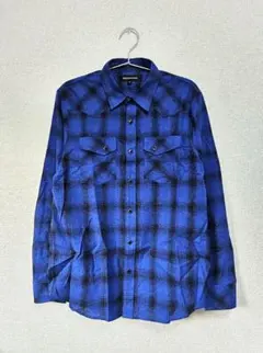 JACKROSE スタッズ チェックシャツ BLのサムネイル