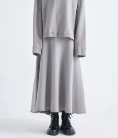ATON SUVIN NATURAL DYE | Aラインスカート エイトンのサムネイル