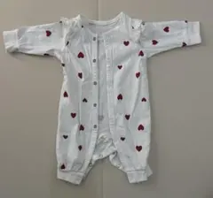 H&M ハート柄ロンパース 55cm ベビー服