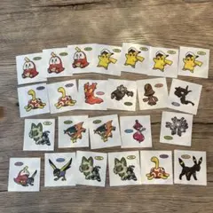 ポケモンパンシール　デコキャラシール　まとめ売り