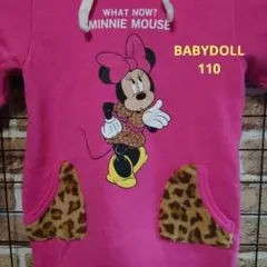 【BABYDOLL キッズ ワンピース 110 ミニーマウス】