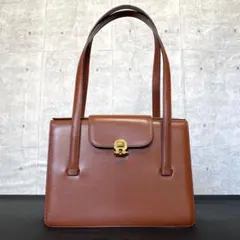 極美品＊VALENTINO GARAVANI ハンドバッグ ブラウン タッセル - メルカリ