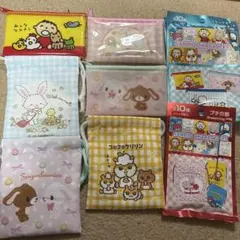 サンリオキャラクターズ　フラットポーチ