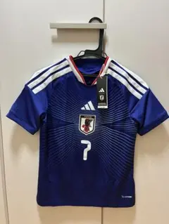 adidas サッカー日本代表 三笘薫 7番 ユニフォーム キッズ150のサムネイル