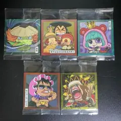 ワンピース にふぉるめーしょん ウエハースシール5 ノーマル・レア 5点セット