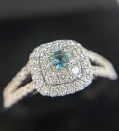 パライバトルマリン 指輪 0.237ct ダイヤ0.51ct 11.5号 - メルカリ