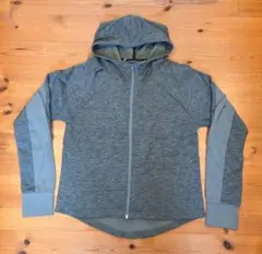 【美品】PUMA フルジップパーカー カーキ色