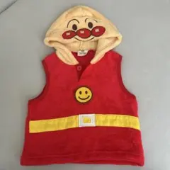 アンパンマン 着ぐるみ　フリースベスト 90cm