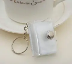 ミニシール帳　フォトアルバム　キーホルダー　未使用品　透明　クリア