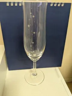 4℃　 星模様 シャンパングラス×2