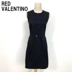 2026年最新】RED VALENTINO レディース ノースリーブひざ丈ワンピース