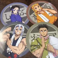 鬼滅の刃 極楽湯 コースター4枚セット