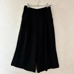 【値下げ】INGNI イング 美シルエット ワイドパンツ ガウチョ 黒 M