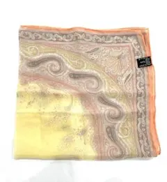 Y2412-1 ETRO　エトロ　スカーフ　シルク100％　ペイズリー