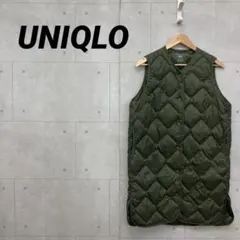UNIQLO ウルトラライトダウン ベスト キルティング グリーン Sサイズ