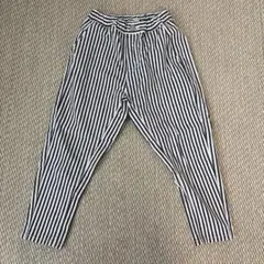 branshes 120 ガーデナーテーパードストライプパンツ