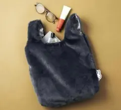 リンネル付録2月号付録ミッフィーふわもこファーバッグ