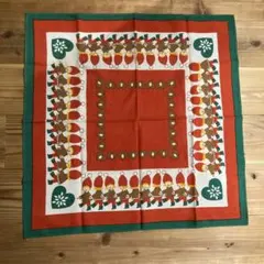 北欧　ヴィンテージ　クリスマス柄　テーブルクロス