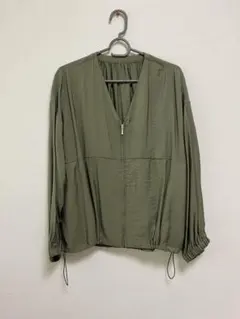 AMERICAN HOLC VネックZIPブルゾンのサムネイル