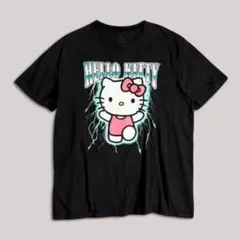 HELLO KITTY キティ サンリオ プリント Tシャツ USED 古着