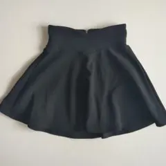 SHEIN シーン フレア ミニ スカート ブラック XXS