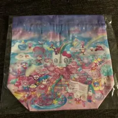サンリオ 原宿 限定 ノベルティ 巾着 ポーチ 特典