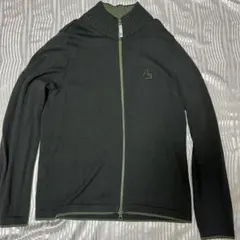 ARMANI JEANS ジップアップ　ドライバーズニット　イタリア製