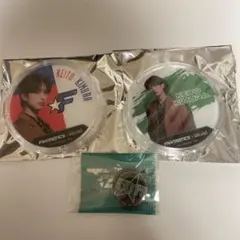 木村慧人　ROUND1コースター　缶バッジ