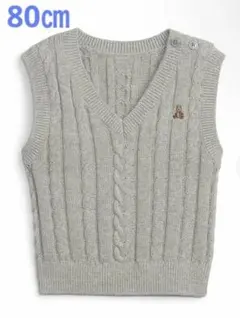 『新品』babyGap unisex 綿ニットベスト 80㎝