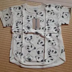 おみつ様専用パンダ柄Tシャツとハンバーガー柄Tシャツのサムネイル