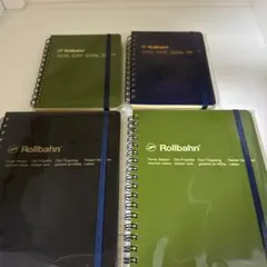 Rollbahn スパイラルノート 4冊セット